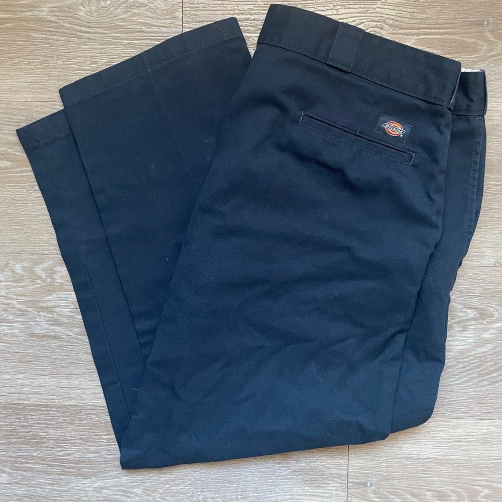 SOLD Vintage 874 Dickies Black Trousers